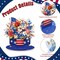 250th Anniversary Patriotic Table Centerpiece - 18 Pcs 4th of July Decorations - 1776-2026 USA Independence Day Table Decor with American Flags & Red White Blue Accents for Memorial Day